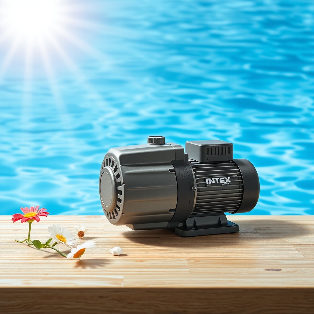 <photorealistic photo of Intex 28620EG kum filtre pompası